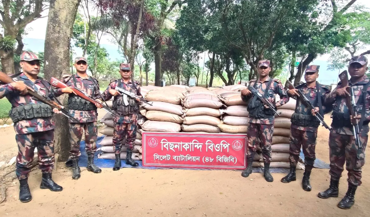 সীমান্তে সোয়া কোটি টাকার চোরাই পণ্য আটক