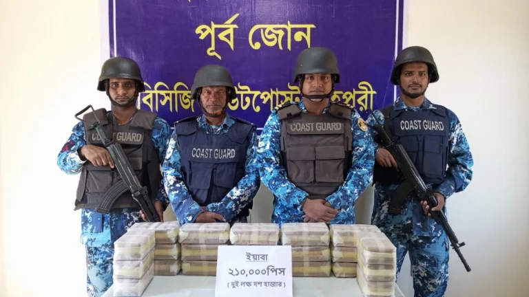 টেকনাফে বিপুল পরিমাণ ইয়াবা উদ্ধার