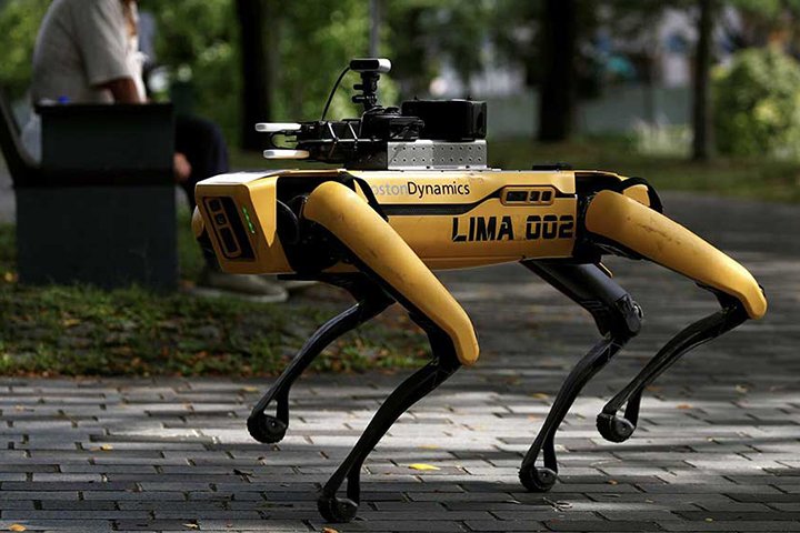 ট্রাম্পের নিরাপত্তায় রোবটিক কুকুর ‘স্পট’