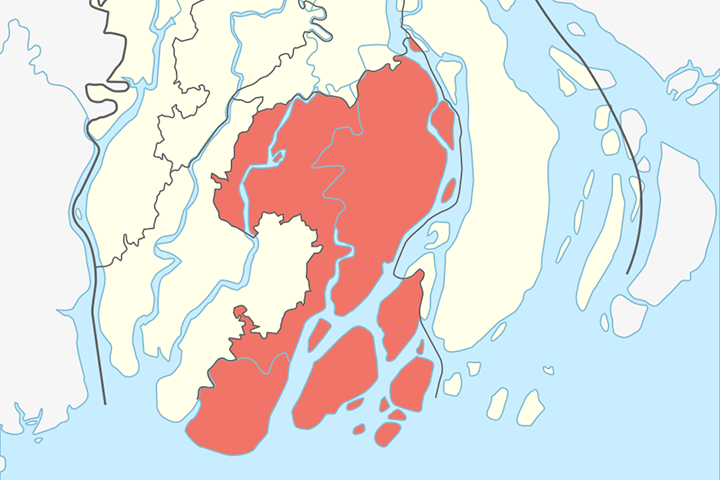 পটুয়াখালীর ম্যাপ