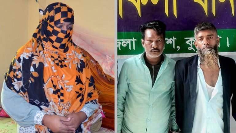 চুরি করতে এসে নারীর হাতে ধরা পড়ল দুই চোর