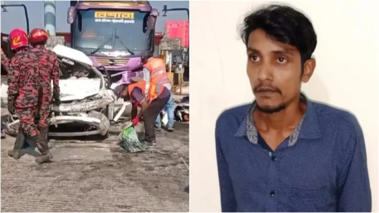 টোল প্লাজায় বাসের ধাক্কায় নিহত ৬, চালক গ্রেপ্তার