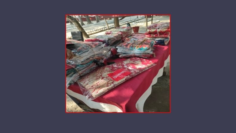 মেহেরপুরে ভারতীয় শাড়ি ও থ্রি-পিস জব্দ