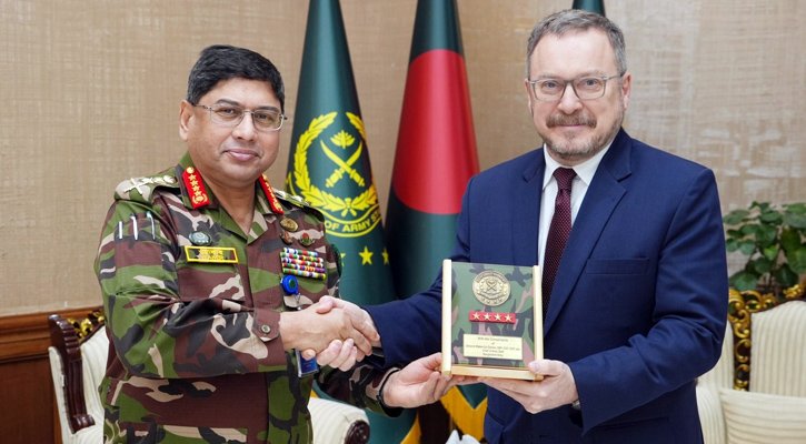 সেনাপ্রধানের সঙ্গে রাশিয়ার রাষ্ট্রদূতের সাক্ষাৎ