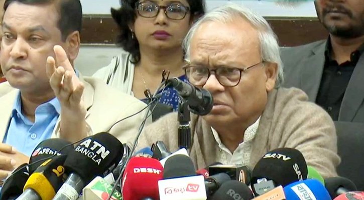 ইউনূস সরকারকে ব্যর্থ হতে দেবে না বিএনপি: রিজভী