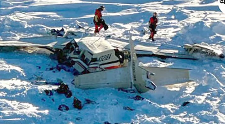 যুক্তরাষ্ট্রের আলাস্কায় নিখোঁজ বিমানের ১০ আরোহীর কেউ বেঁচে নেই