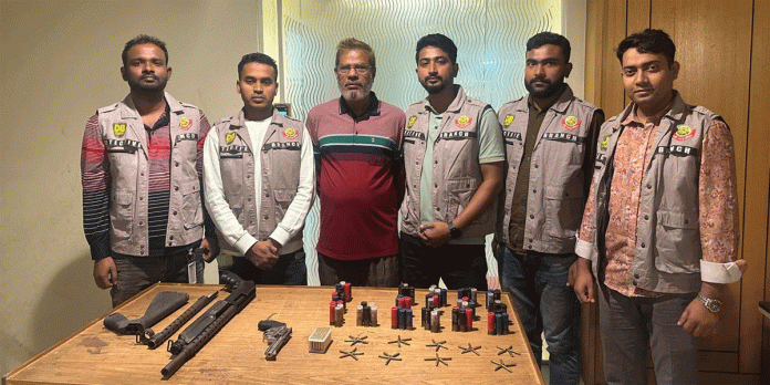 অস্ত্র-গুলিসহ সাবেক উপজেলা চেয়ারম্যান মুশফিকুর গ্রেপ্তার