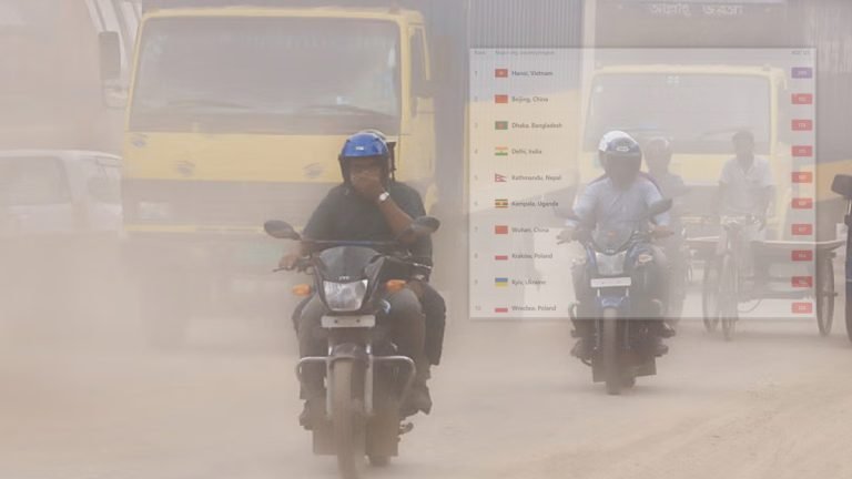 আজ বায়ুদূষণের তালিকায় তিনে ঢাকা, বাতাস ‘অস্বাস্থ্যকর’