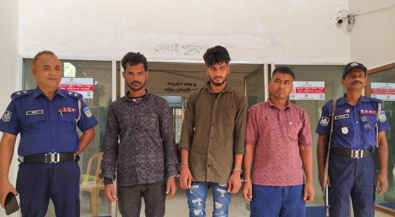 শেরপুর সীমান্তে তিন বাংলাদেশি আটক