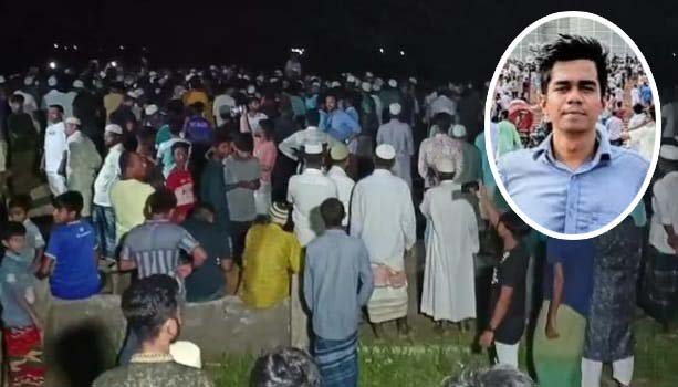 মায়ের কবরের পাশে চিরনিদ্রায় শায়িত হলেন ঢাবি শিক্ষার্থী সাম্য