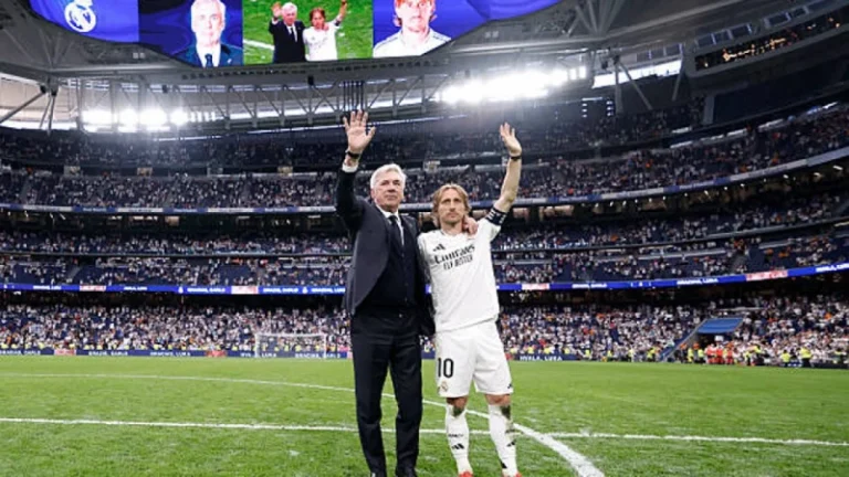 আনচেলত্তি-মদ্রিচ-ভাসকেসদের বিদায় রাঙালেন এমবাপ্পে