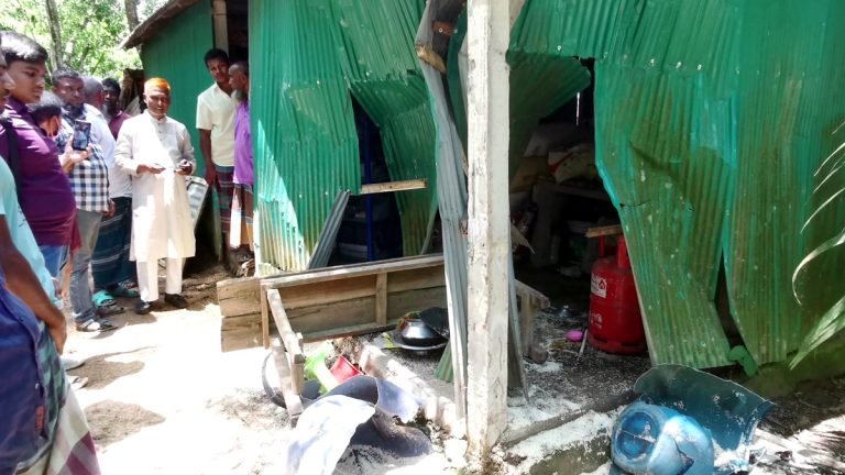 শেরপুরে বন্যহাতির তাণ্ডব, ঘরবাড়ি তছনছে ব্যাপক ক্ষতি