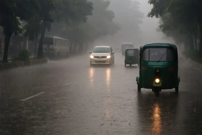 গভীর নিম্নচাপের প্রভাবে সারা দেশে ভারি বৃষ্টির সম্ভাবনা