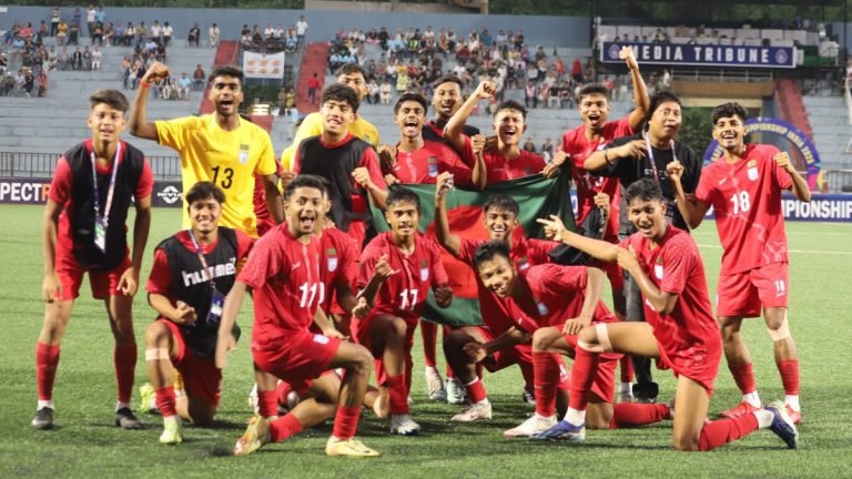 নেপালকে হারিয়ে ফাইনালে বাংলাদেশ