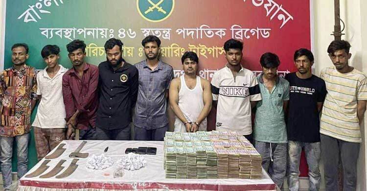 জেনেভা ক্যাম্পে যৌথ অভিযান, আড়াই কোটি টাকাসহ গ্রেফতার ১০