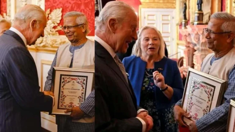 ‘কিংস চার্লস হারমনি অ্যাওয়ার্ড’ গ্রহণ করলেন প্রধান উপদেষ্টা