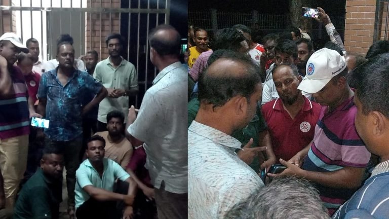 সাবেক এমপি পত্নীর খিচুড়ি বিতরণে থানায় অবস্থান, ওসি’র আশ্বাসে কর্মসূচির অবসান