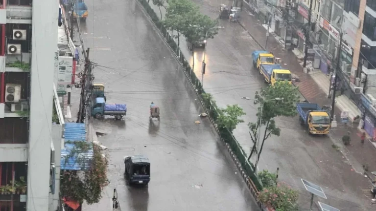 বৃষ্টিতে ঢাকার বায়ুমানের উন্নতি