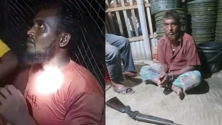 শ্যামনগরে অস্ত্রসহ ২ বনদস্যু আটক