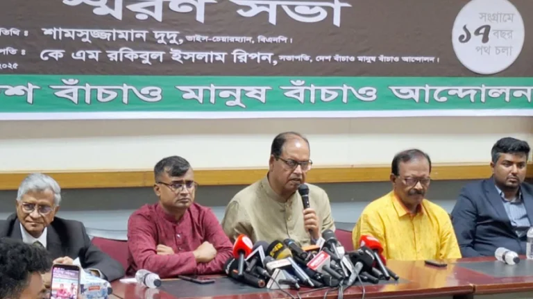 যারা পিআর চায়, তারা আওয়ামী লীগকে ফেরাতে চায়: শামসুজ্জামান দুদু