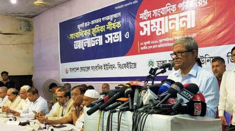 নির্বাচনি প্রস্তুতির নির্দেশনা দেওয়ায় প্রধান উপদেষ্টাকে ধন্যবাদ ফখরুলের