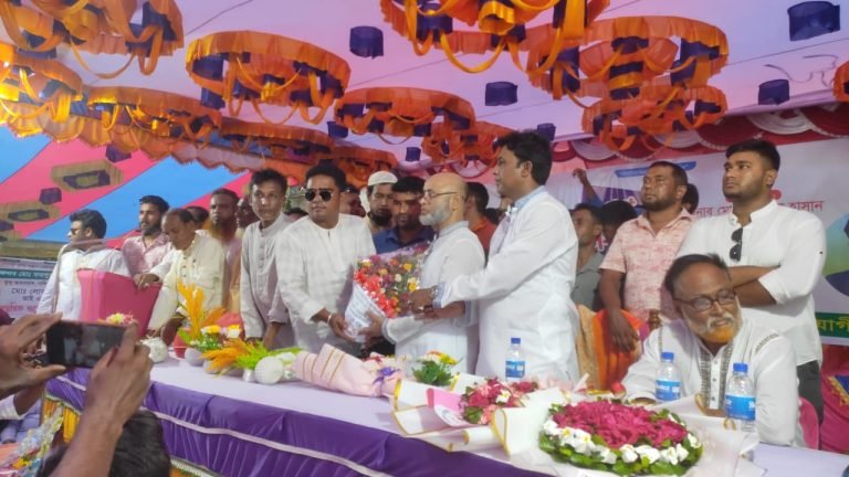 শেরপুরে বিএনপি নেতাকে গণসংবর্ধনা