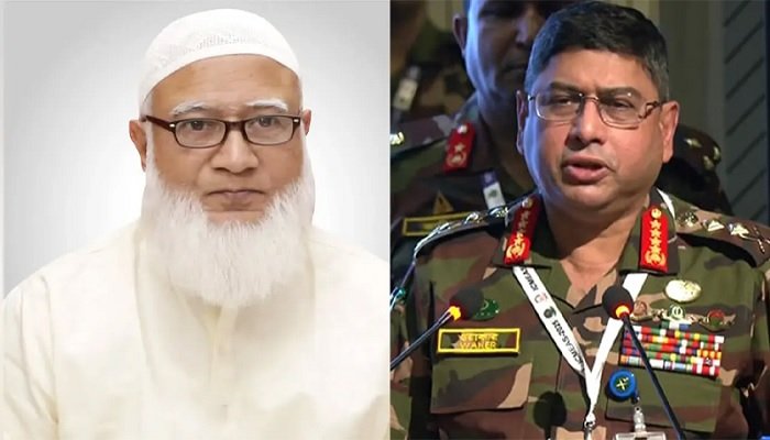 জামায়াত আমিরের শারীরিক অবস্থার খোঁজ নিলেন সেনাপ্রধান