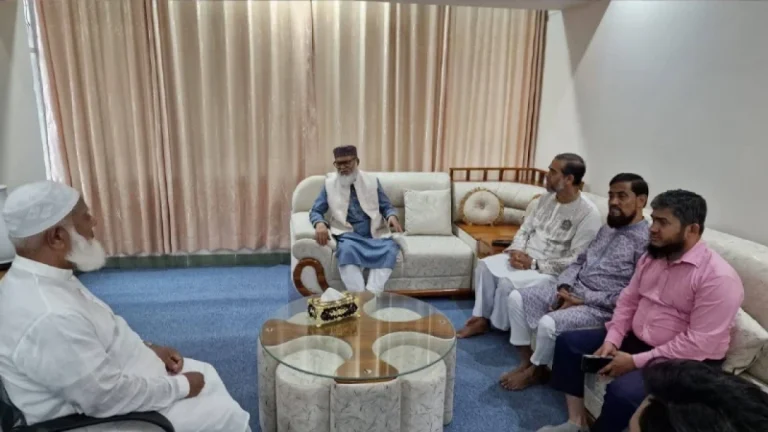 জামায়াত আমিরের বাসায় ধর্ম উপদেষ্টা