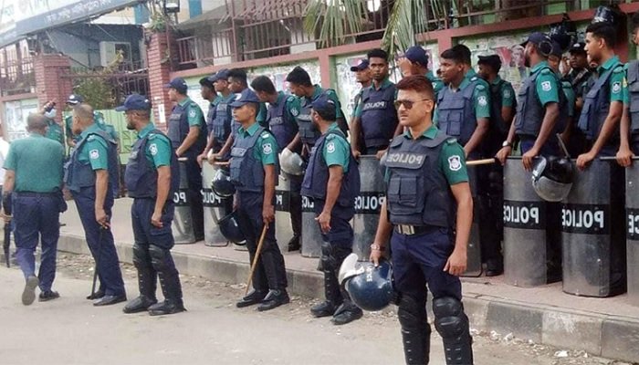 রাজধানীতে ৩ সমাবেশ, নিরাপত্তায় মোতায়েন ১৪ হাজার পুলিশ