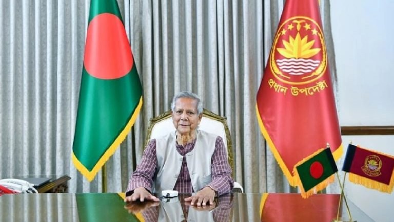 কাল জাতির উদ্দেশ্যে ভাষণ দেবেন প্রধান উপদেষ্টা