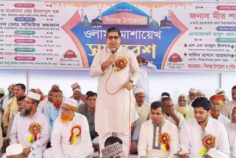 বগুড়ায় বিএনপির ওলামা-মাশায়েখ সমাবেশ