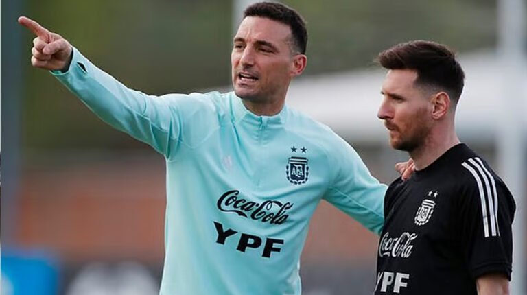 মেসি যত দিন আছে, উপভোগ করার আহ্বান স্কালোনির