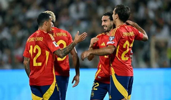 দাপুটে জয়ে স্পেনের বিশ্বকাপ বাছাইপর্ব শুরু
