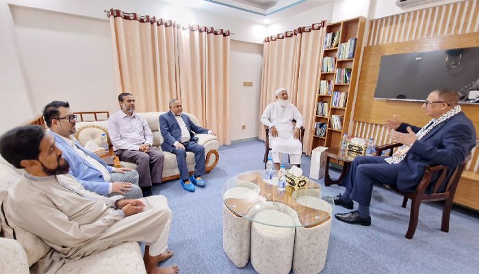 জামায়াত আমিরের সঙ্গে ফিলিস্তিনি রাষ্ট্রদূতের সাক্ষাৎ