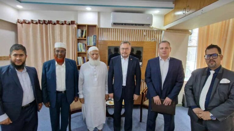 জামায়াত আমিরের সঙ্গে রাশিয়ার রাষ্ট্রদূতের সৌজন্য সাক্ষাৎ