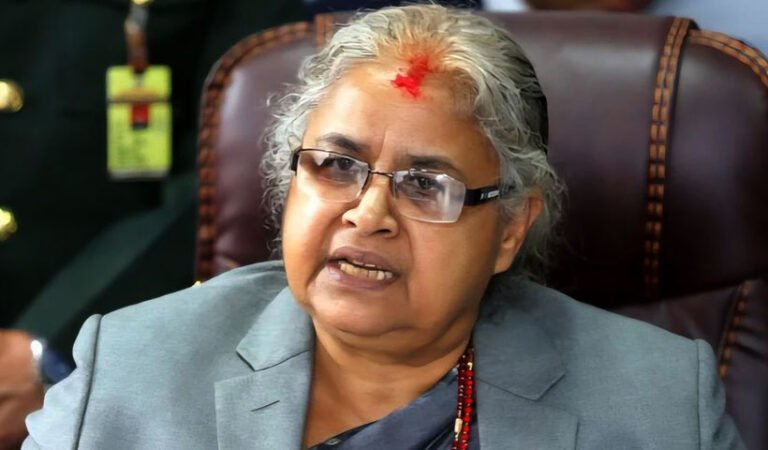 নেপালের অন্তর্বর্তী প্রধানমন্ত্রী হলেন সুশীলা কার্কি