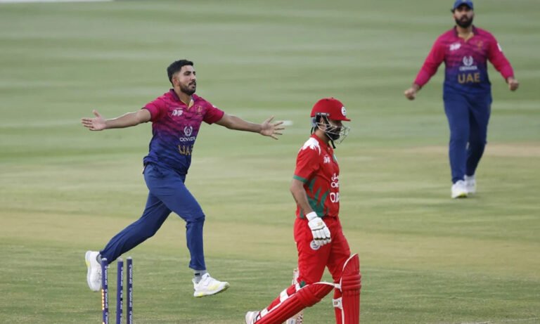 ওমানকে হারিয়ে প্রথম জয় পেল আমিরাত