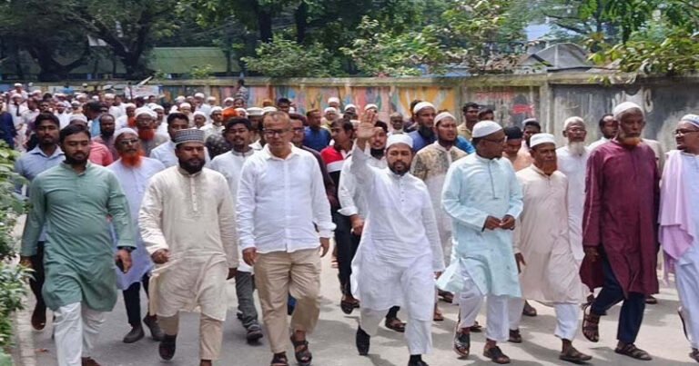 সৈয়দপুরে জামায়াতের নির্বাচনী শোডাউন