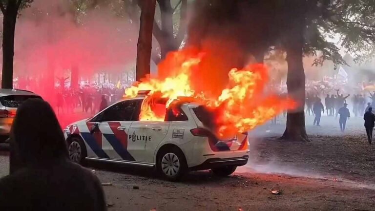 অভিবাসনবিরোধী বিক্ষোভে উত্তাল নেদারল্যান্ডস, ব্যাপক সহিংসতা