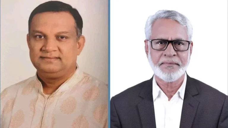 কিশোরগঞ্জ জেলা বিএনপির নবনির্বাচিত সভাপতি শরীফুল এবং সম্পাদক মাজহারুল