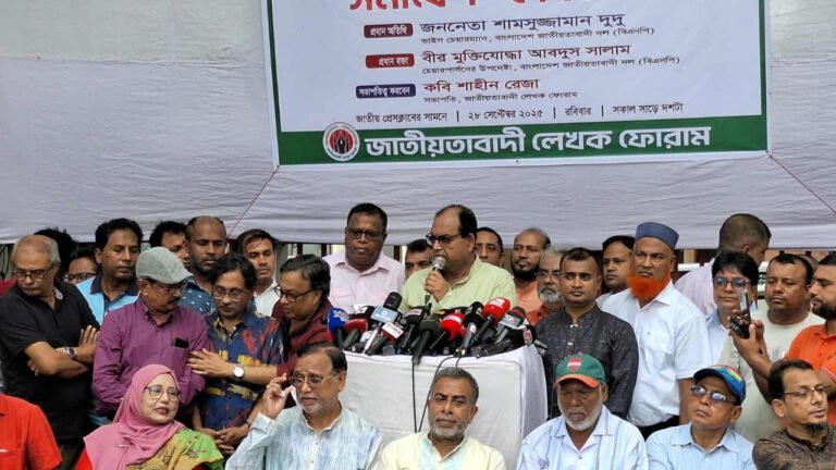 ভালো নির্বাচনের জন্য সরকারকে সমর্থন দিয়েছি: শামসুজ্জামান দুদু