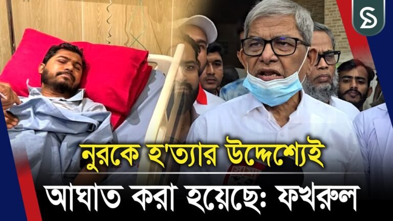 হ-ত্যা-র উদ্দেশ্যেই নুরকে আঘাত করা হয় : মির্জা ফখরুল