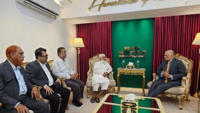 জামায়াত আমিরের সঙ্গে ব্রাজিলের রাষ্ট্রদূতের সৌজন্য সাক্ষাৎ