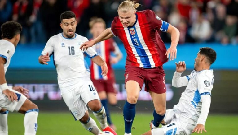 পেনাল্টি মিস করেও হল্যান্ডের হ্যাটট্রিক, ইসরায়েলকে বিধ্বস্ত করে নরওয়ের বিশ্ব রেকর্ড