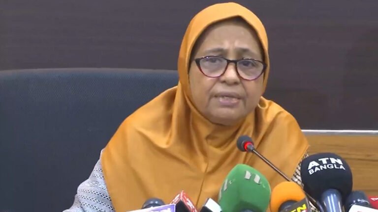 মিরপুরের অগ্নিকাণ্ডে ১৬ জনের মৃত্যুতে স্বাস্থ্য উপদেষ্টার শোক