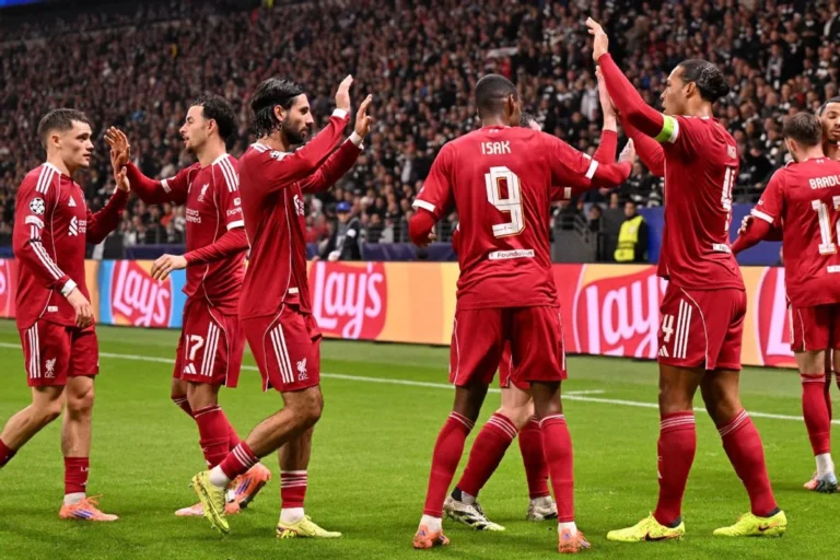 ফ্রাঙ্কফুর্টকে বিধ্বস্ত করলো লিভারপুল