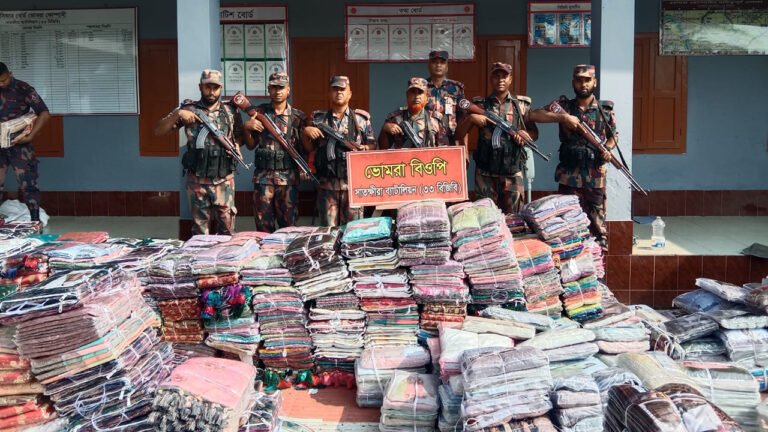 সাতক্ষীরা সীমান্তে ৭ দিনে ১ কোটি টাকার চোরাচালান পণ্য জব্দ করলো বিজিবি