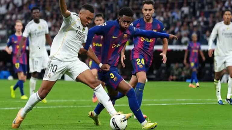 রুদ্ধশ্বাস এল ক্ল্যাসিকো: বার্সাকে হারিয়ে শীর্ষে রিয়াল