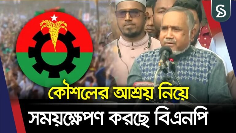 কৌশলের আশ্রয় নিয়ে সময়ক্ষেপণ করছে বিএনপি: জামায়াতের নায়েবে আমির