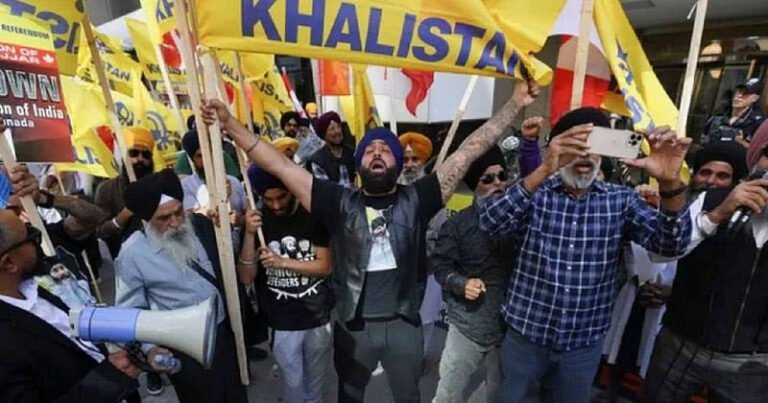 খালিস্তানপন্থীদের বিক্ষোভে কানাডায় ভারতীয় পতাকার অবমাননা, নতুন করে বিতর্ক ত্বরান্বিত